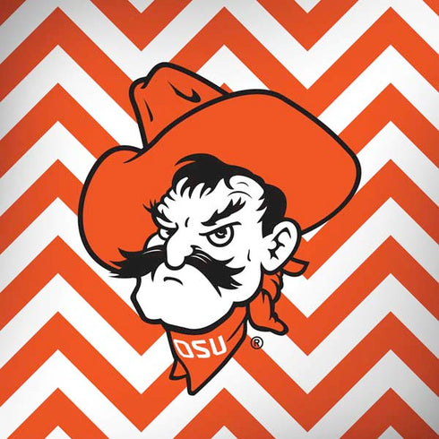 Oklahoma State University Chevron Print Dell Alienware Skin